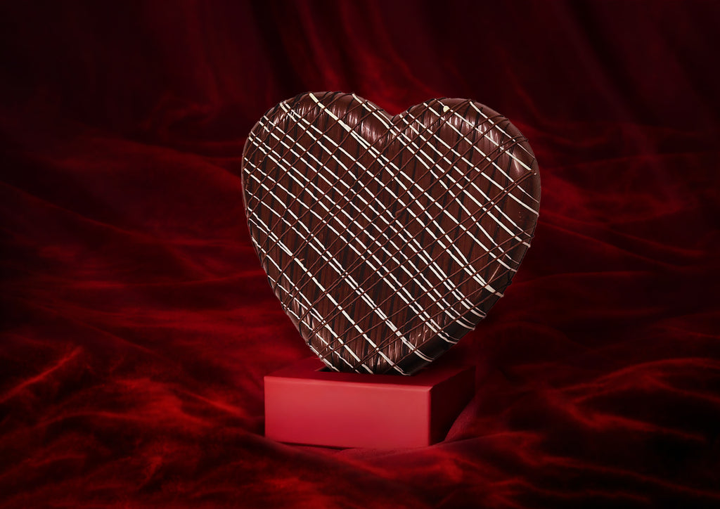 SALTED CARAMEL CRUNCHY PEANUT GRAND HEART 46% MADAGASCAR