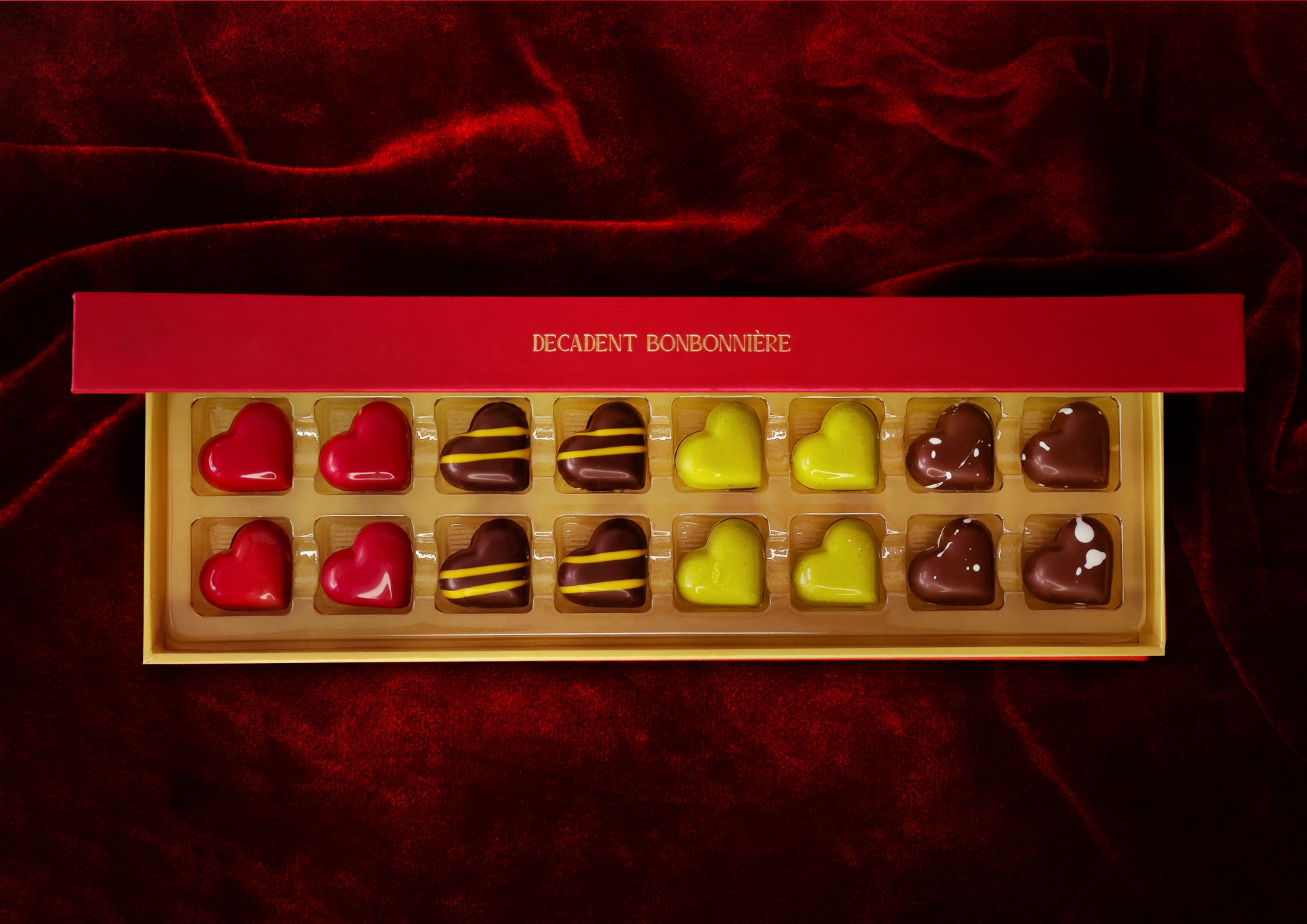 DECADENT LONG MINI HEARTS - 16